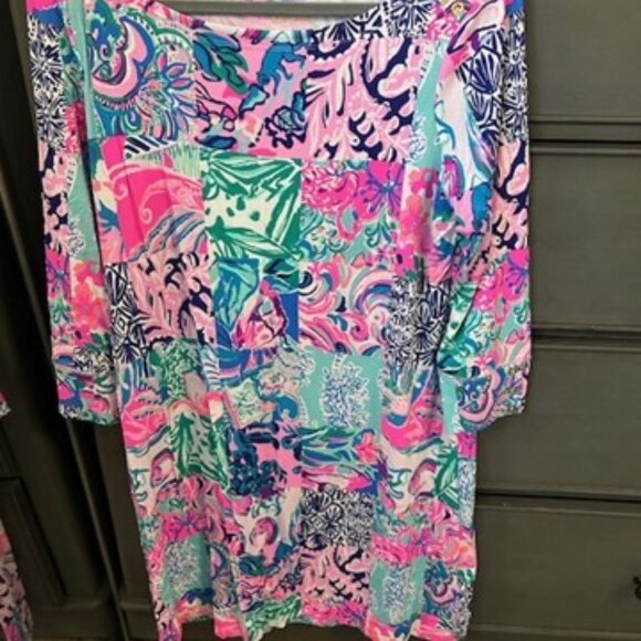 Lilly Pulitzer UPF 50+ Patch To Match Sophie Dress Size XL UEC - Picture 2 of 5